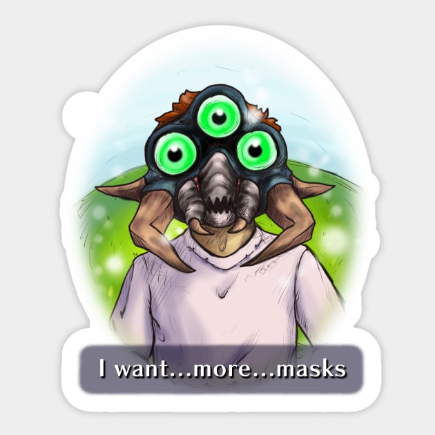 I want... more... Sticker by Fudepwee